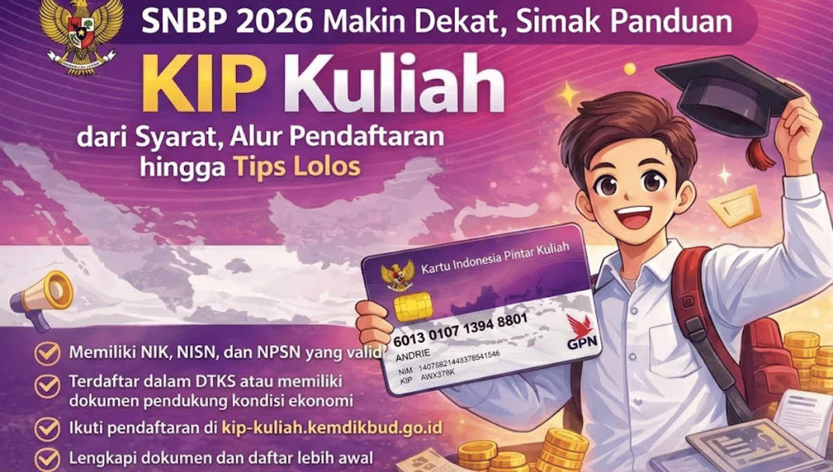 Pencairan KIP Kuliah 2026: Jadwal, Cara Cek, Nominal, dan Tips Dapat Bantuan